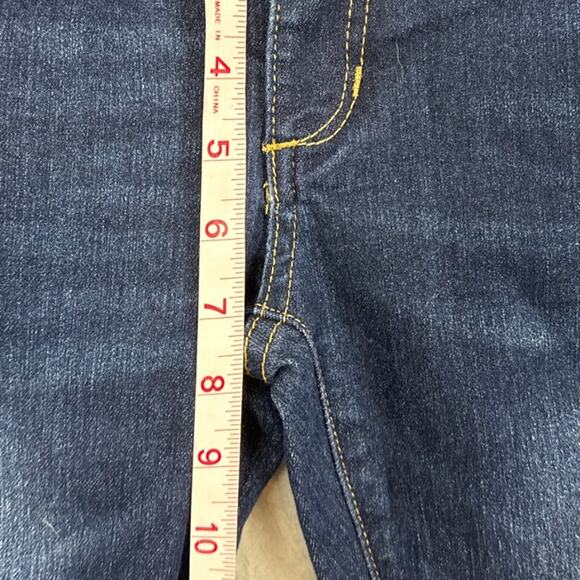 Joe's Jeans Little Girls Raw Hem Rhinestone Jeans Size 12 NWOT Designer Kids - Picture 5 of 11